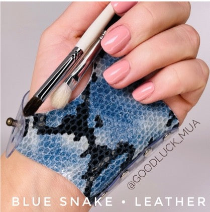 Glove Palette ® Leather blue snake