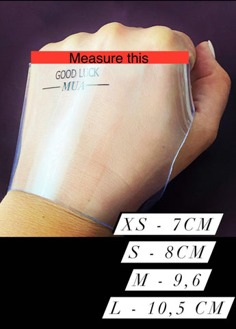 Glove Palette  ® Vegan Leather crocs black